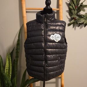 Mens Dark Puffer Vest